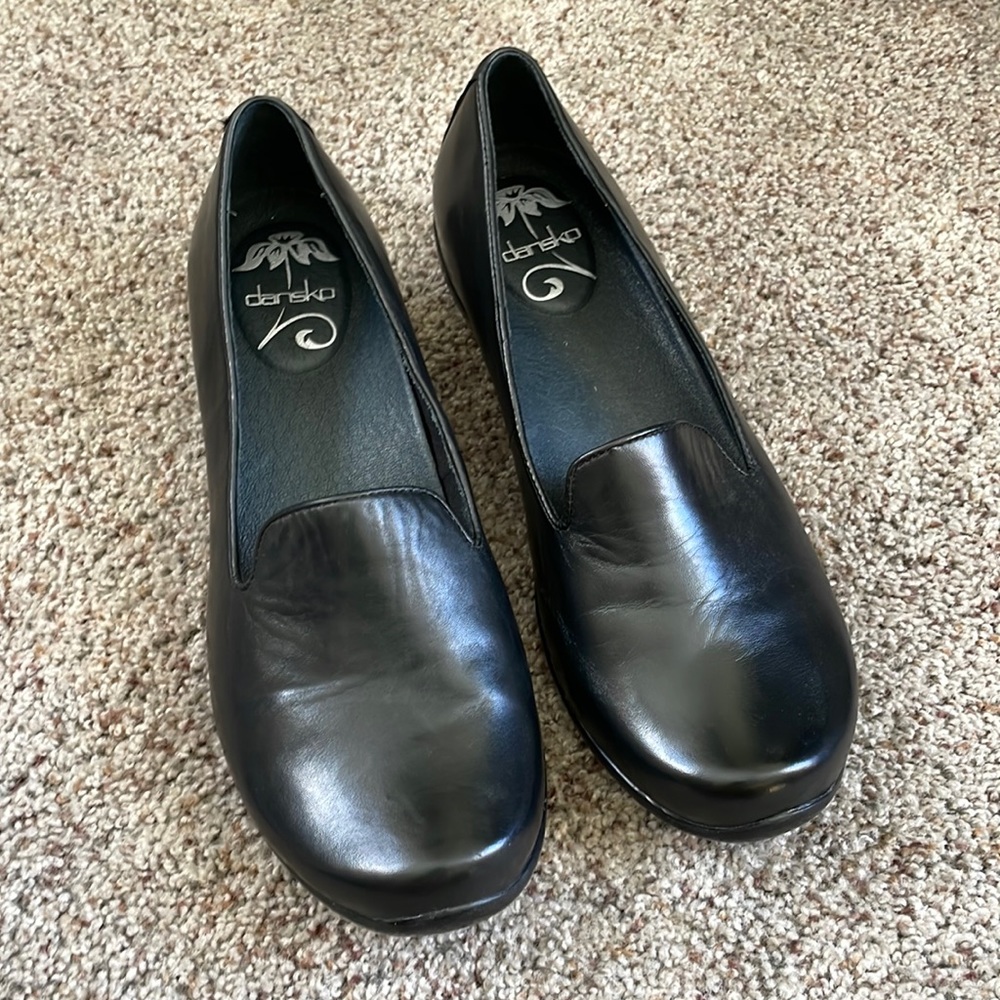 Dansko Women’s Black Leather Olivia Loafer - EU Size 41 (US 10.5/11)